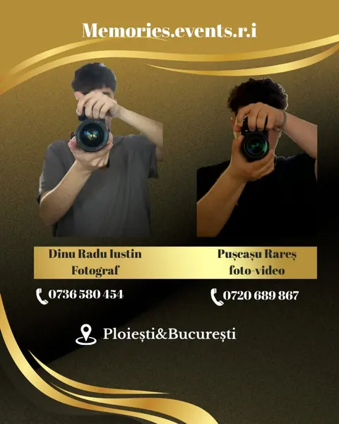 Iustin și Rareș, echipa Memories Events
